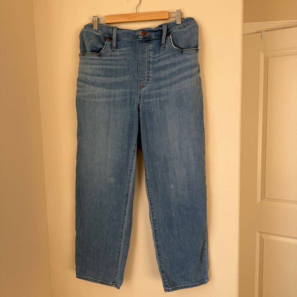 Madewell Pull-On Jeans in Keefe Wash Size 31